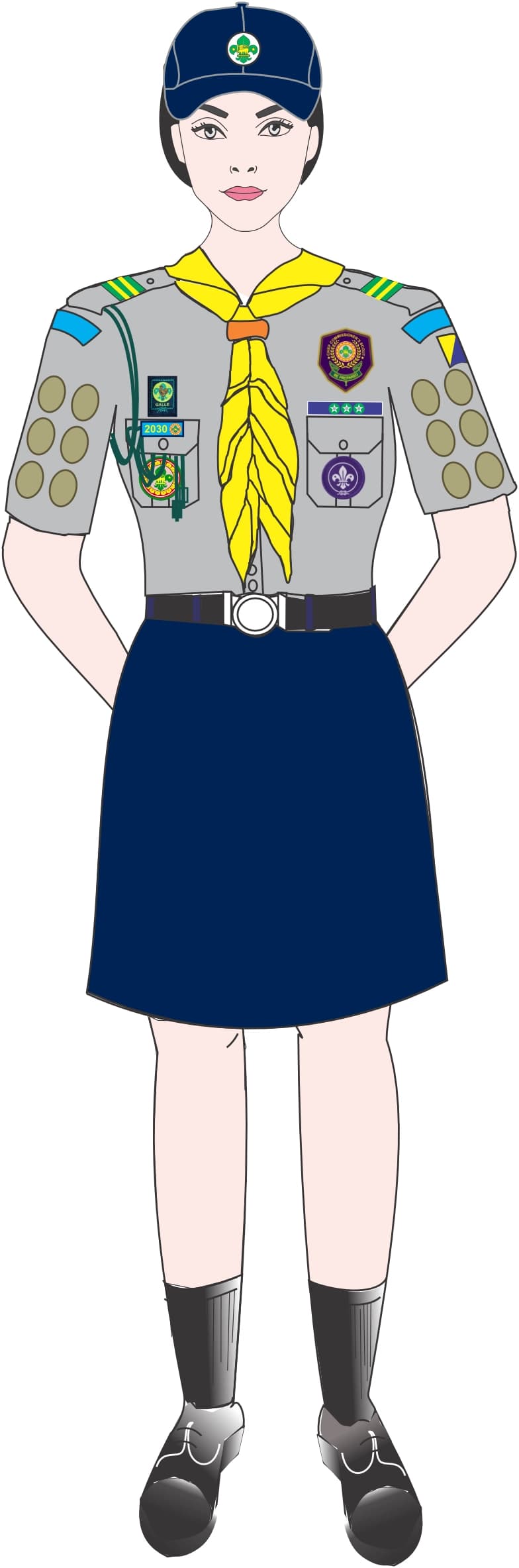 Uniform Sigithi Girl